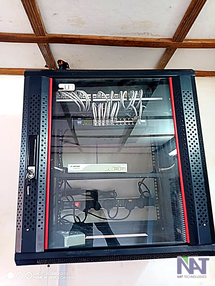 Completed Network Cabinet Installation